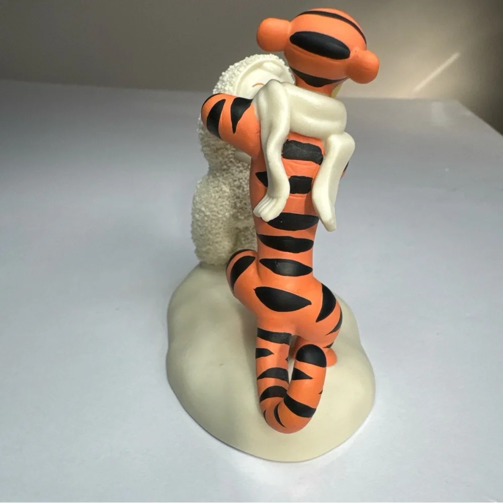 2007 Department 56 Snowbabies "Dancing With Tigger" Figure Cream Orange Figurine - Picture 4 of 16